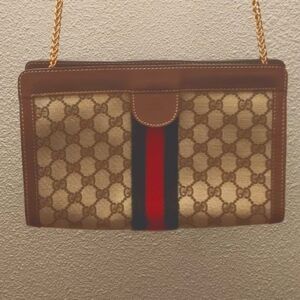 Vintage Gucci Ophidia Supreme GG Monogram clutch crossbody bag